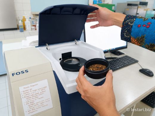 NIR analyzer scan